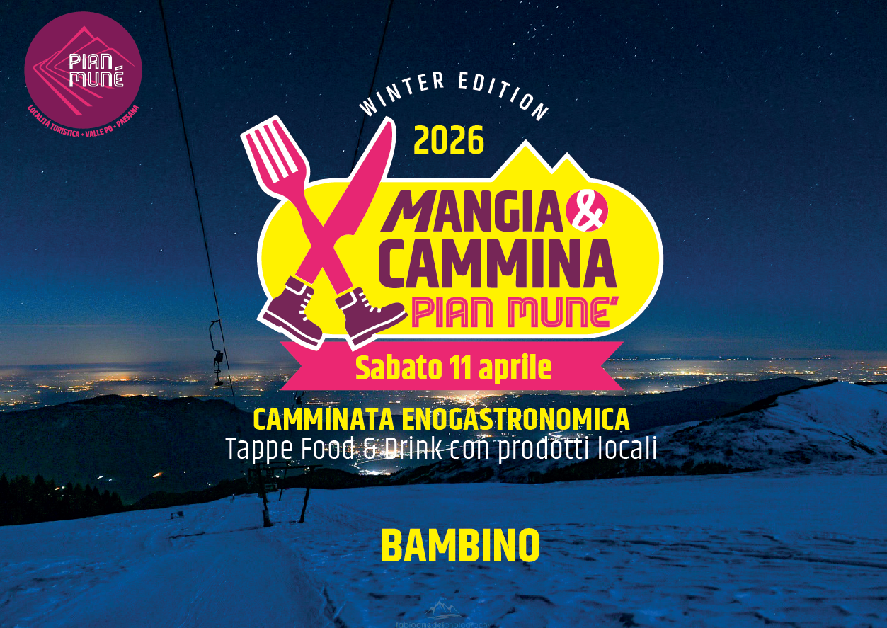 Mangia e cammina 2026 - Bambini nati dal 2012