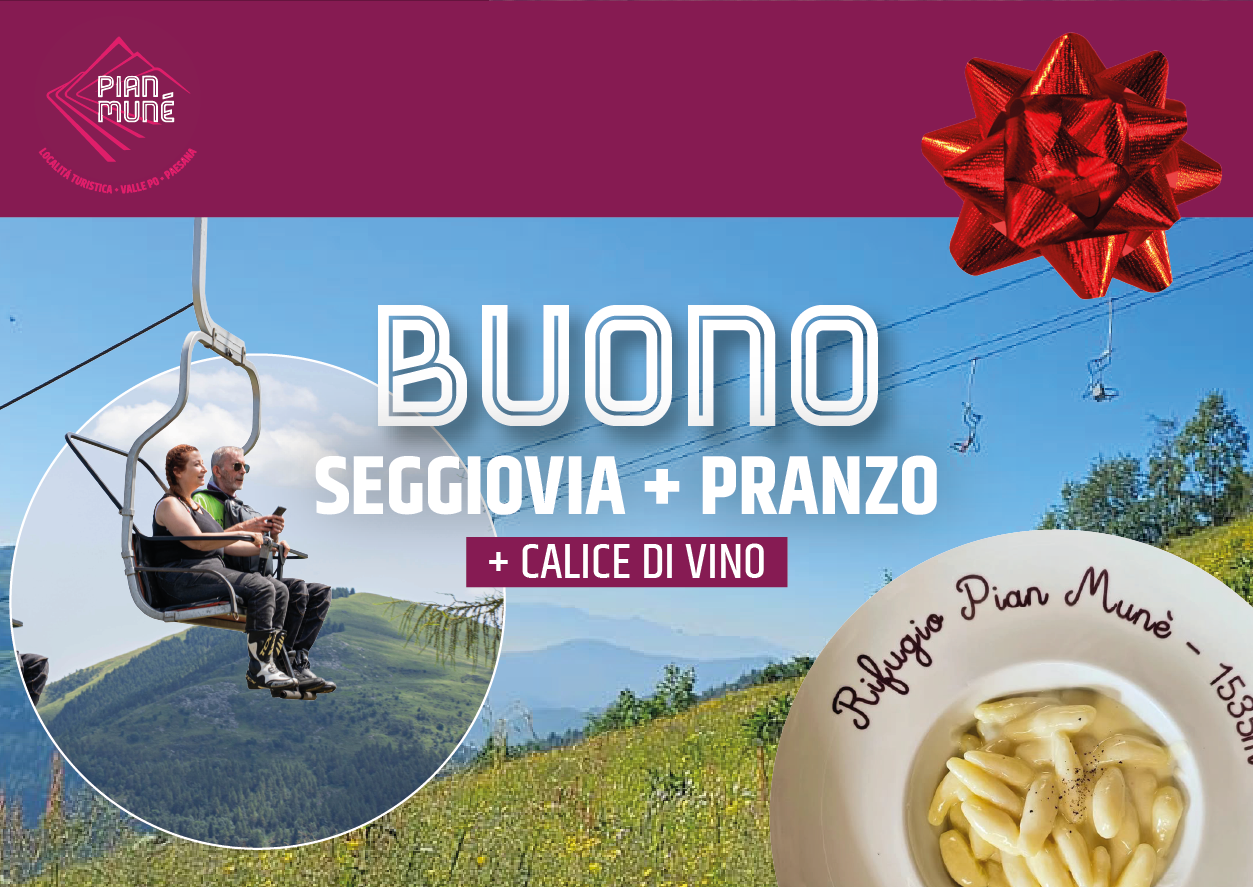 Buono Seggiovia + Pranzo del SABATO